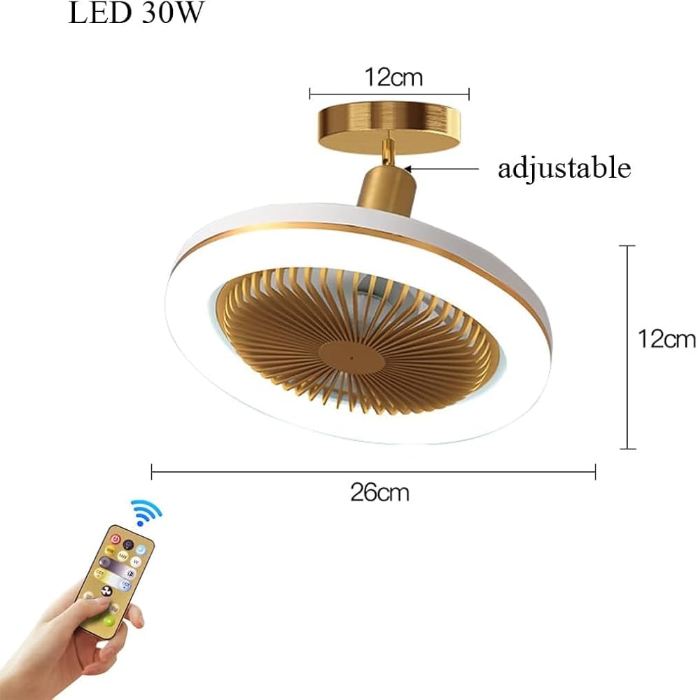 Ventilateur de Plafond avec Lumière LED