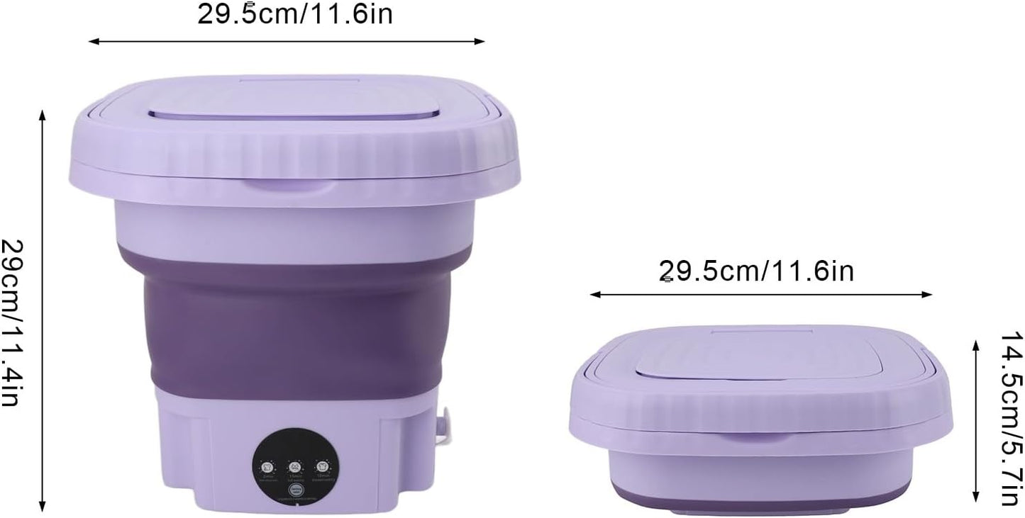 Mini machine à laver et essorer le linge pliable