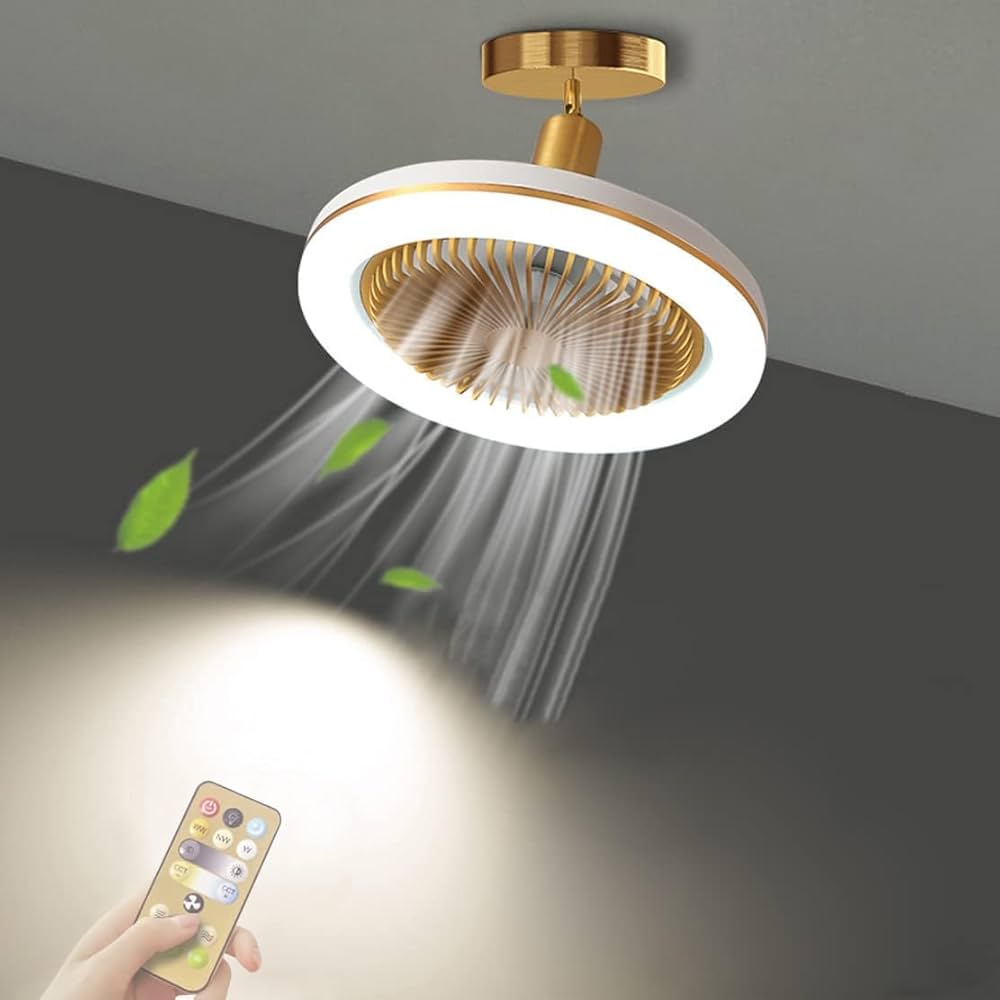 Ventilateur de Plafond avec Lumière LED