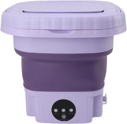 Mini machine à laver et essorer le linge pliable
